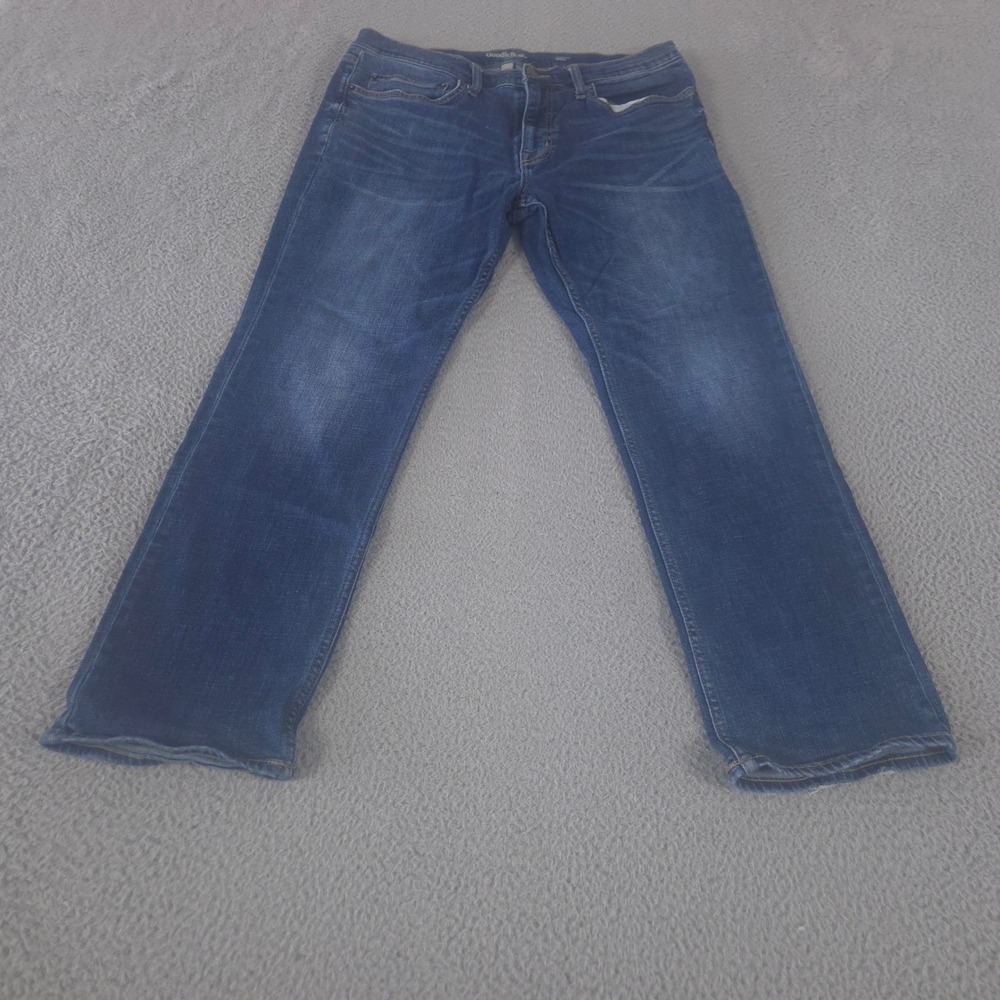 Goodfellow & Co Jeans Mens 36x30 Blue Straight Total Flex Stretch Denim Pants